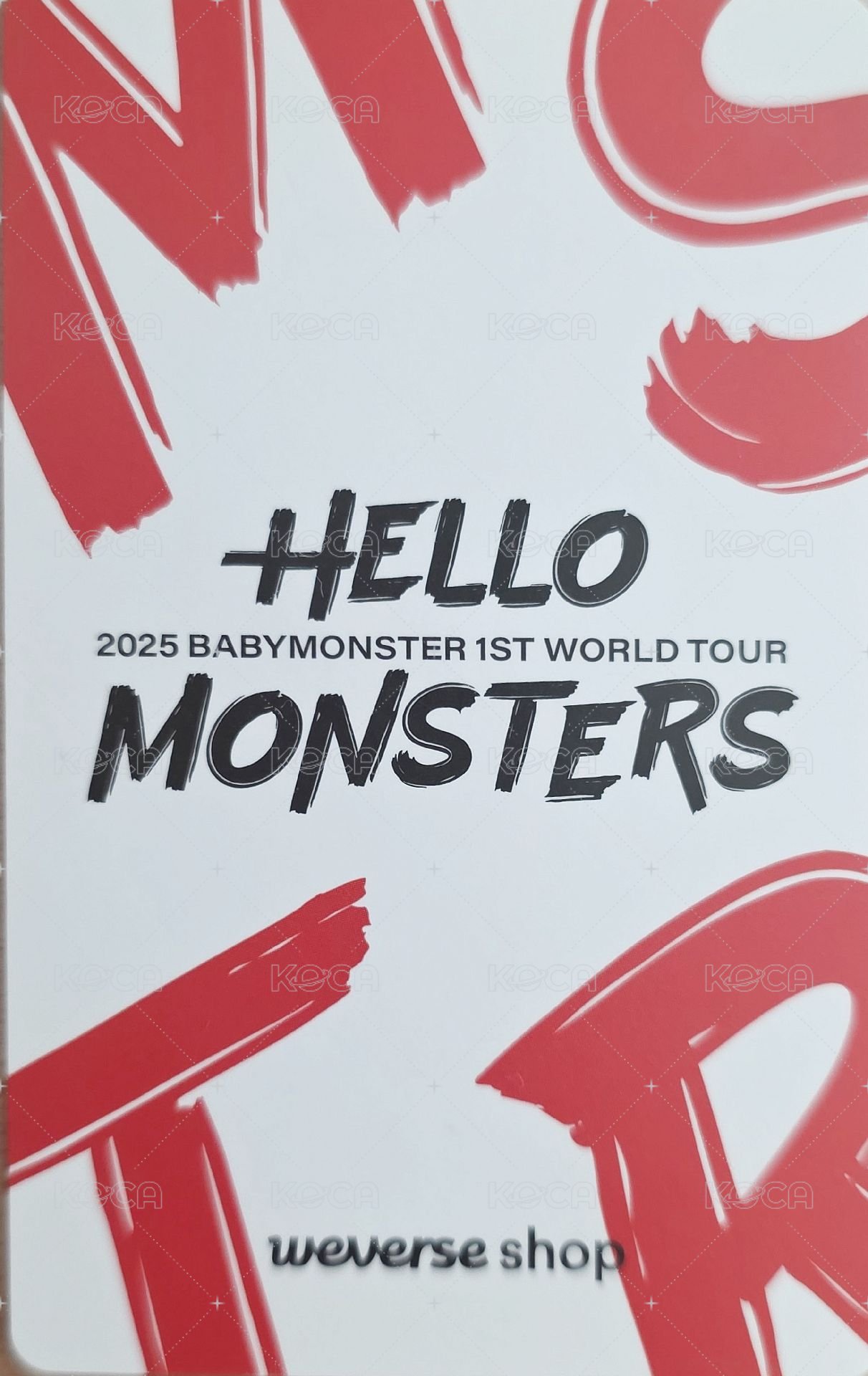 25’世巡 入場卡 / 場限卡  背面