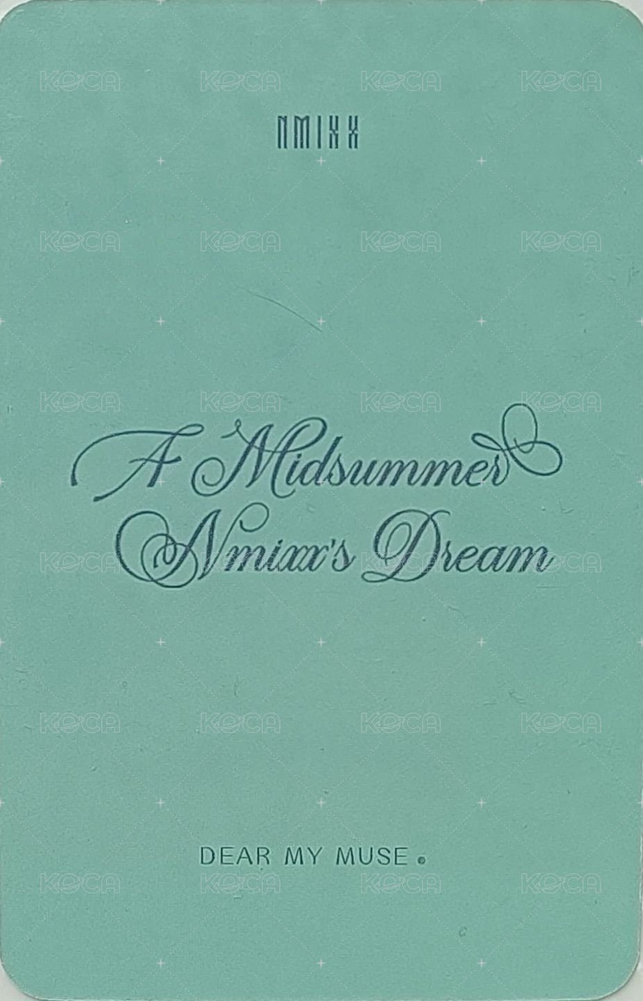 仲夏夜 dmm 幸運卡  背面