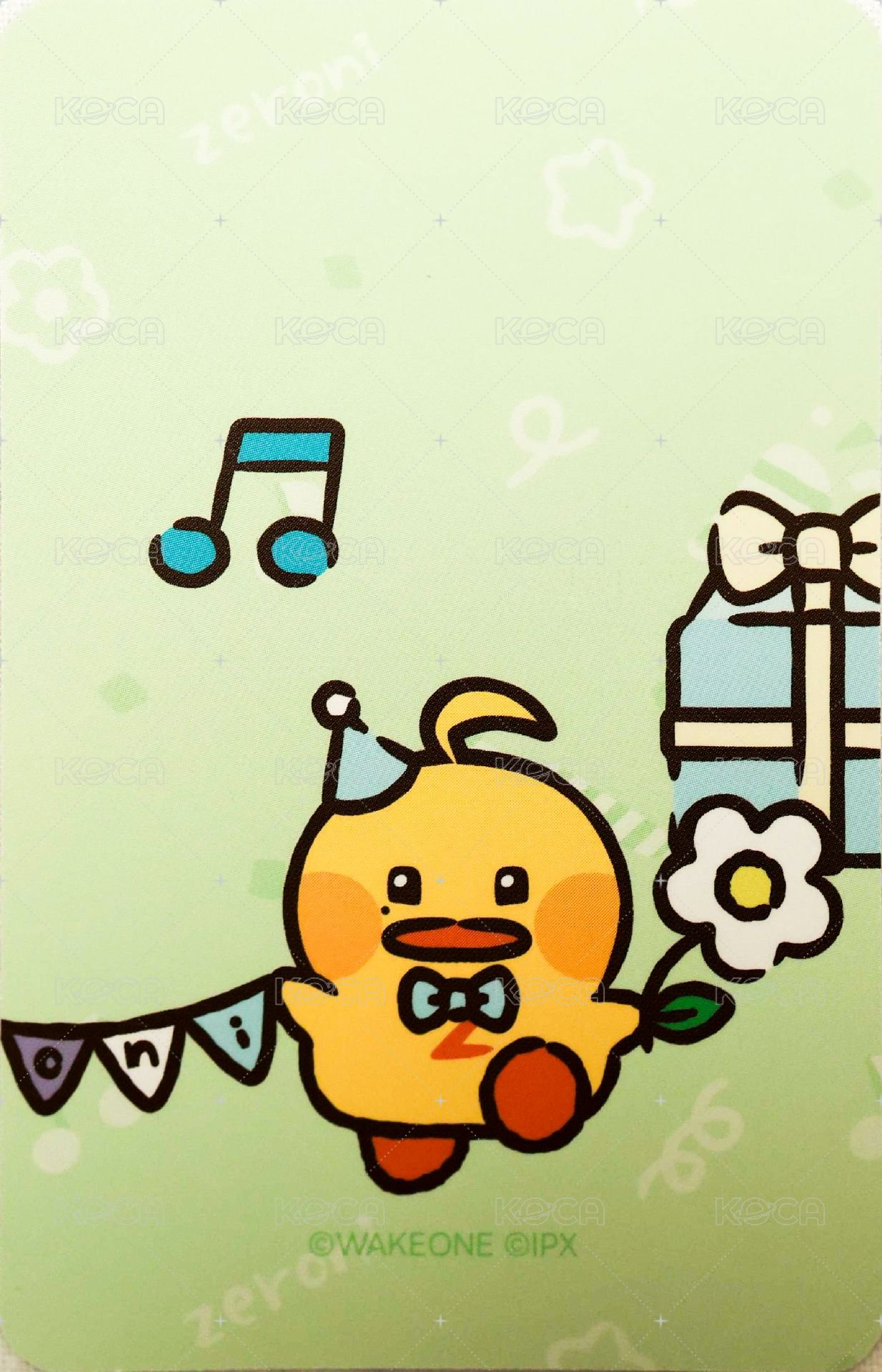 zeroni HOME PARTY  滿額卡  背面