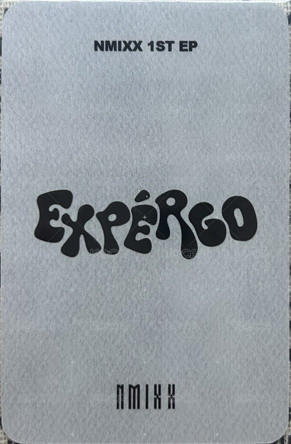 expérgo am 線下 簽售卡 比心友 背面