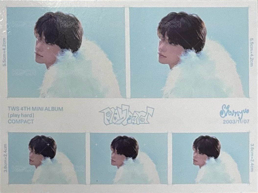 Play Hard 明信片 單封 正面