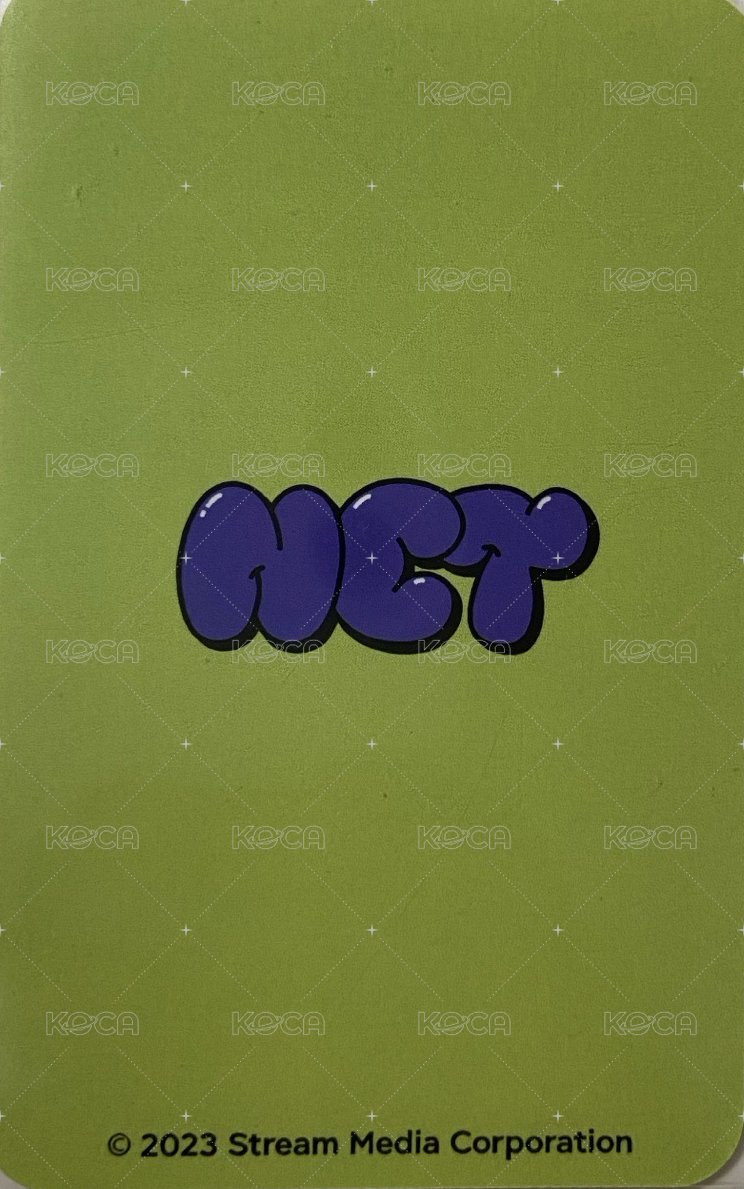 隨機卡 nct 大隊日本快閃隨機卡 昀 背面