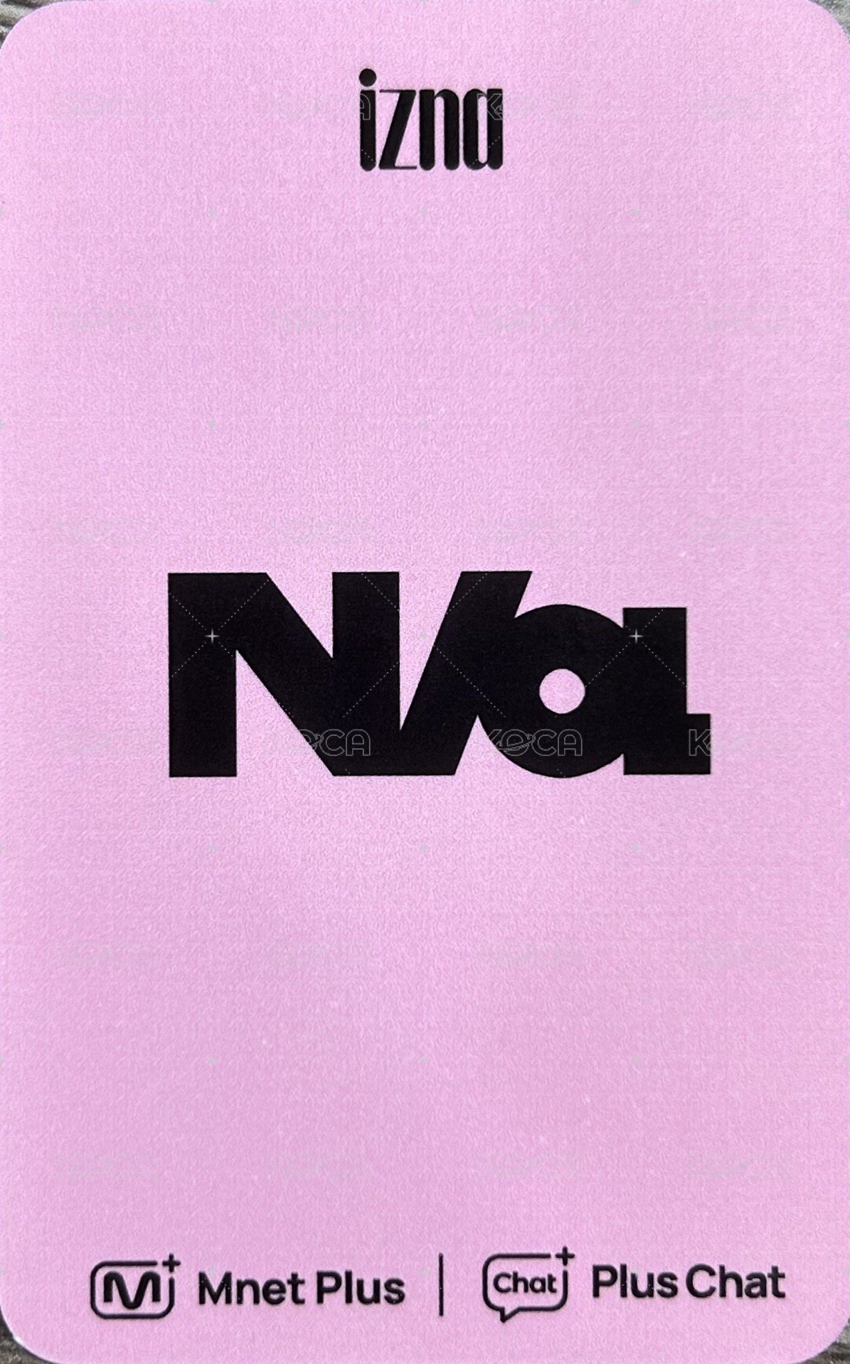 迷一 Plus Chat 3.0 幸運卡  背面