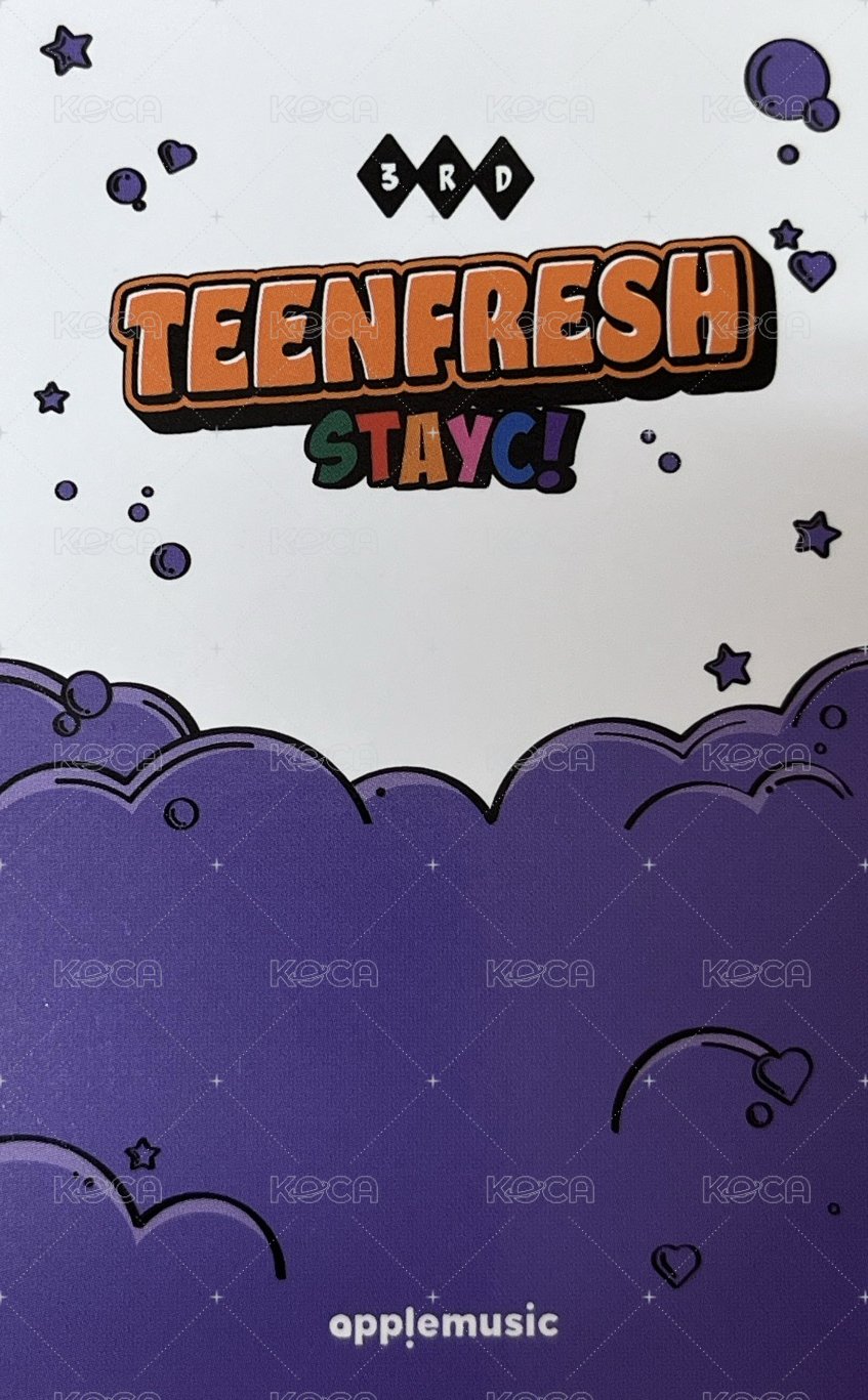 Bubble am 2.0 簽售卡  背面