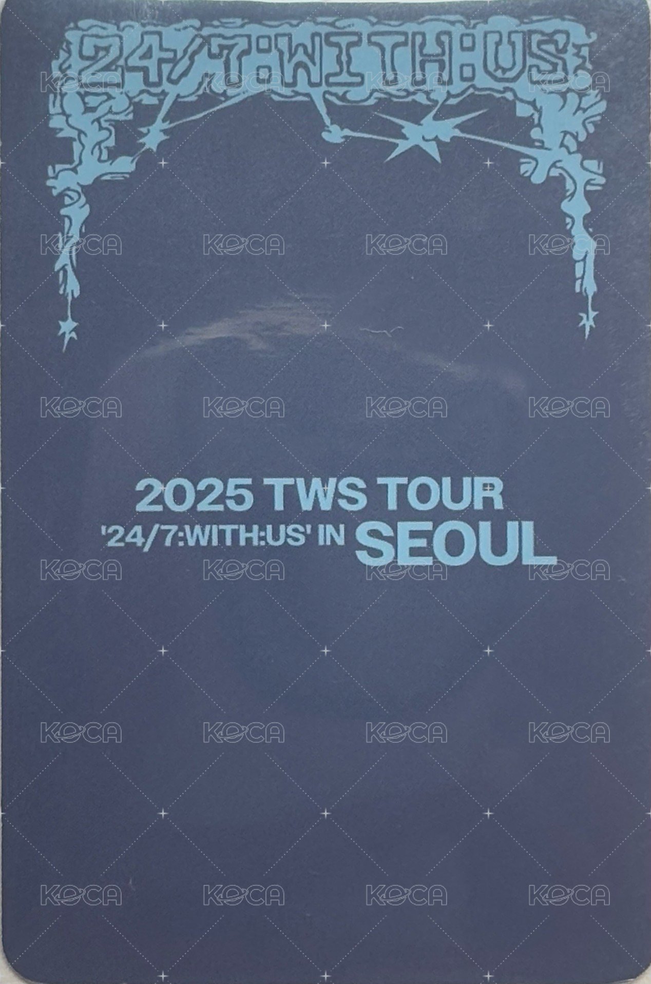 25 首爾場 入場卡 / 場限卡 雙人粽卡 14雙人卡 背面