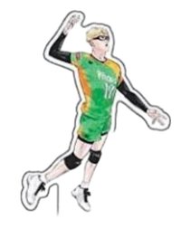 排球少年十週年紀念 立牌 