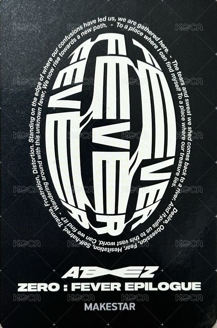 Fever Epilogue ms 5.0 簽售卡  背面