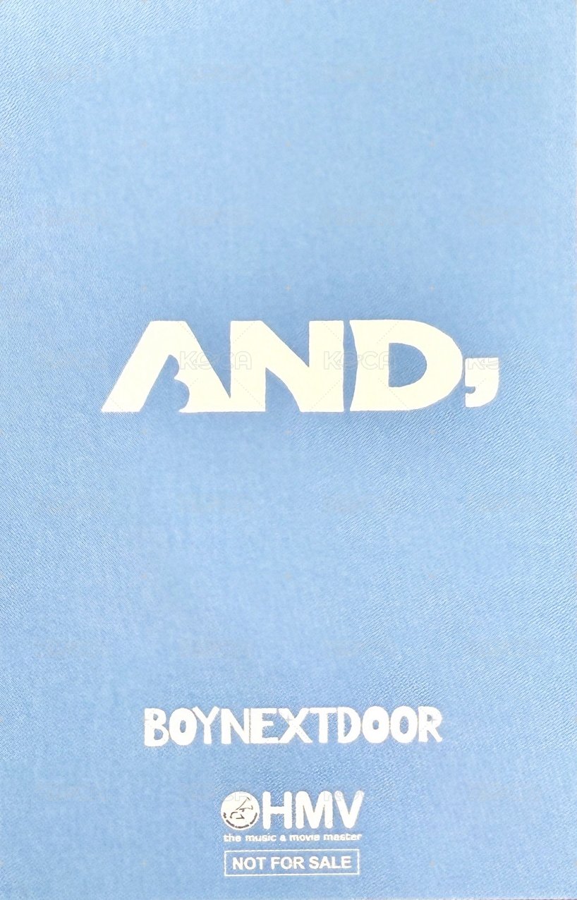 AND, hmv 幸運卡  背面