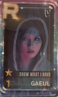 SHOW WHAT I HAVE 遊戲卡 