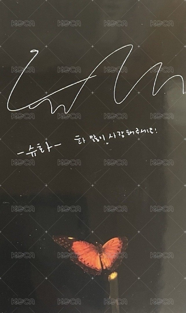 I BURN 專輯卡 專卡-紅衣刷 背面