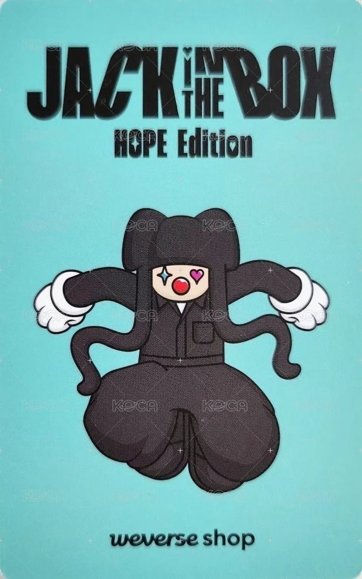JITB wvs HOPE版 特典卡  背面
