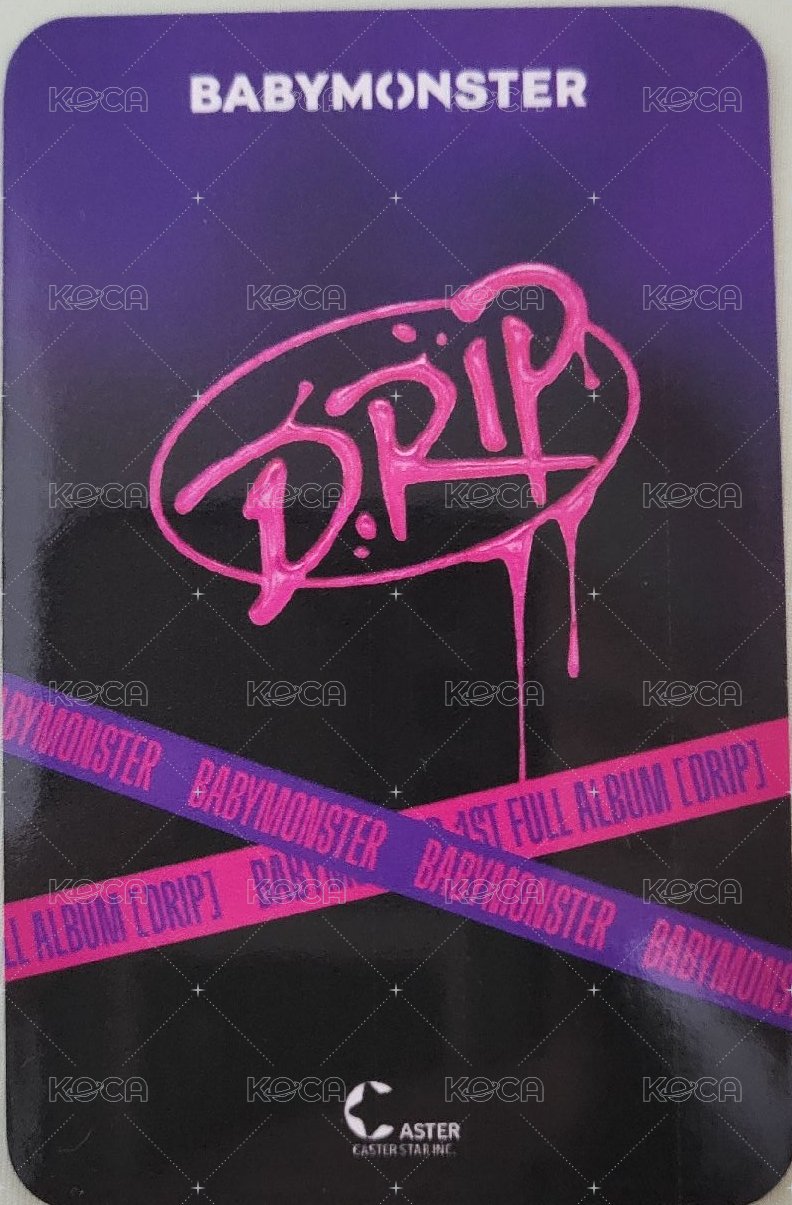 DRIP yg 上海299滿額 滿額卡 上海圍巾賢 背面