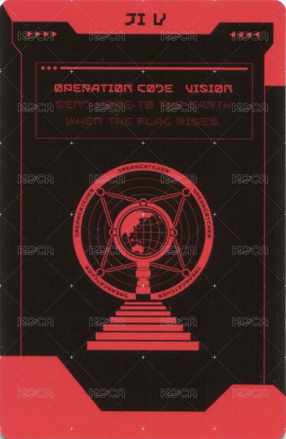 迷你七輯 專輯卡 特務卡 背面