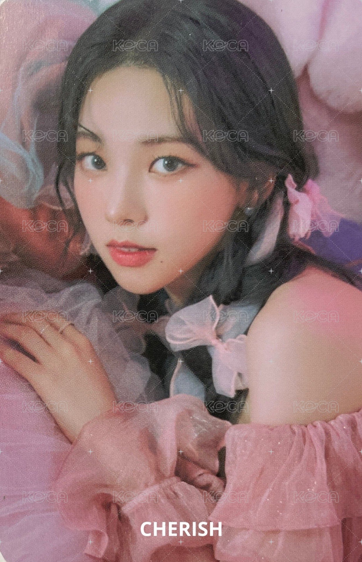 白色情人節 周邊卡 卡套貼紙柚 正面