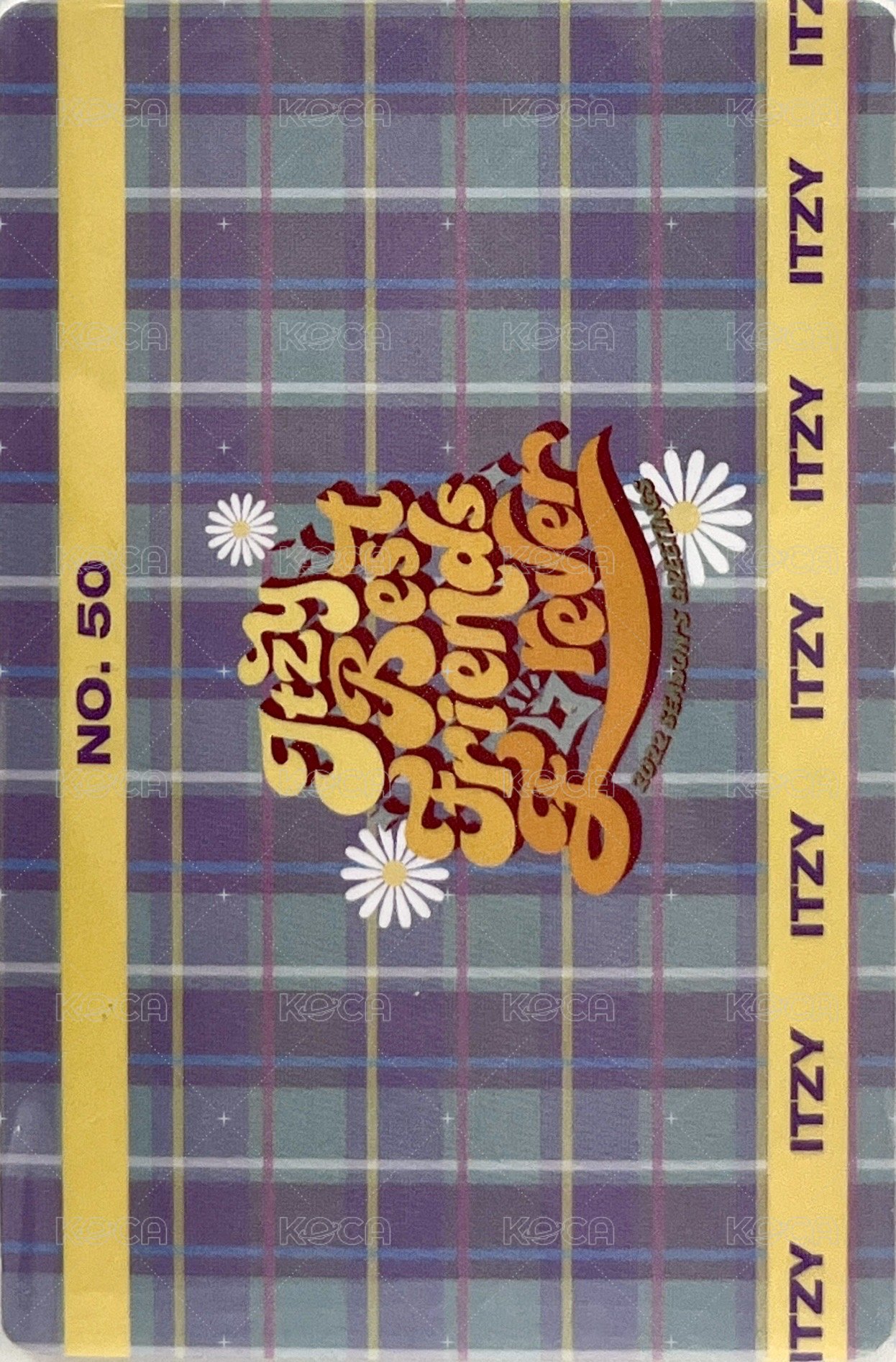 2022年曆 隨機卡 No.50 團卡 背面