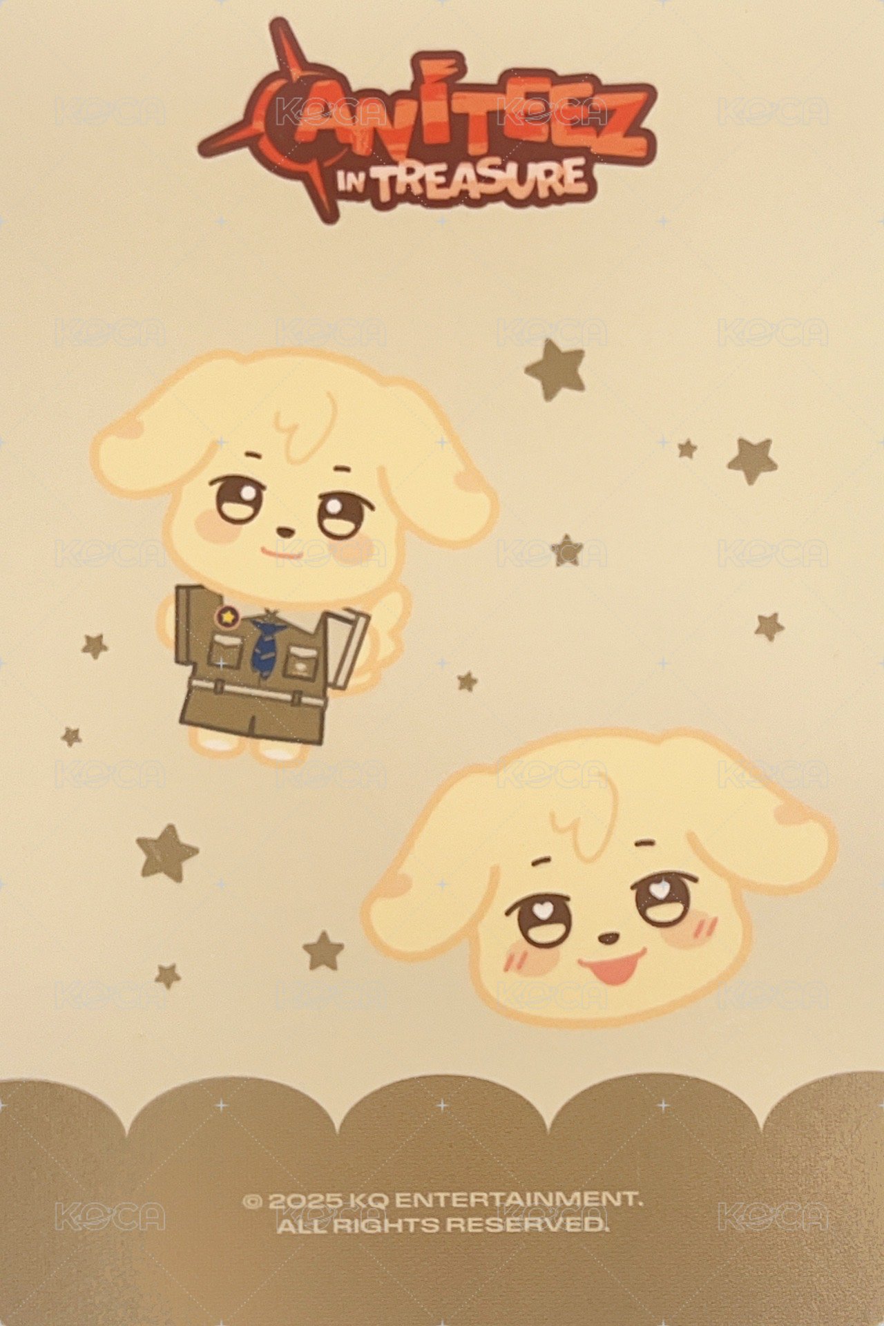 ANITEEZ IN TREASURE 周邊卡 STICON 背面