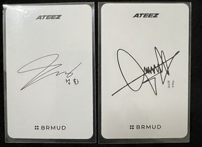 ATEEZ x BRMUD 代言卡  星鍾不拆