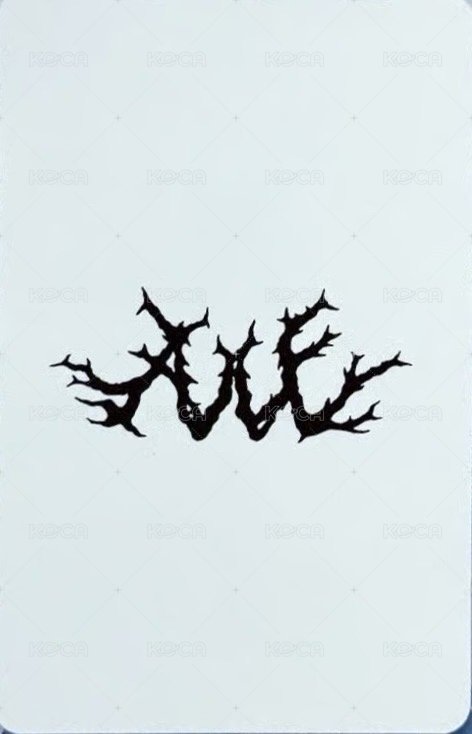 AWE k4 線上 簽售卡  背面