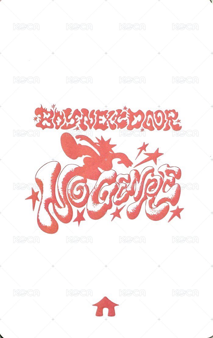 No Genre yzy 3.0 預售 特典卡 水果系列 背面