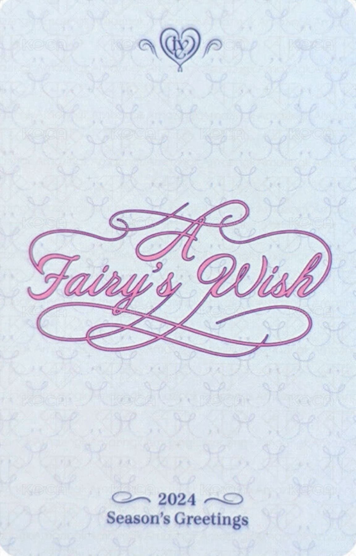 24 年曆 k4 特典卡 IVE 24年台曆K4員 背面