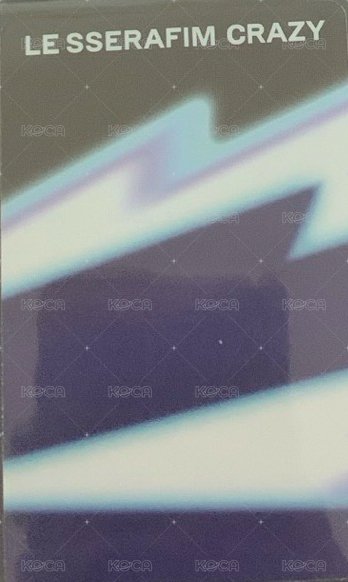 CRAZY 專輯卡 balaclava ver. 背面