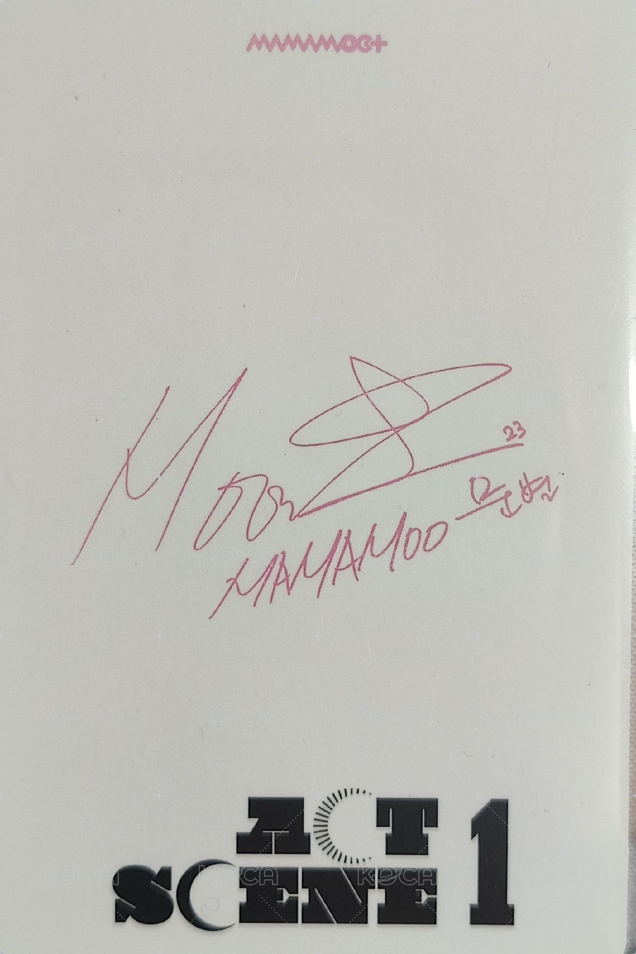 ACT 1, SCENE 1 專輯卡  背面