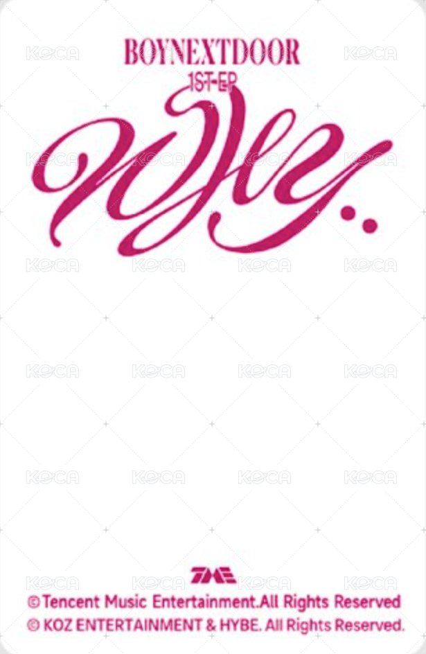 WHY.. QQ音樂 AR視頻卡 星光卡 4 背面