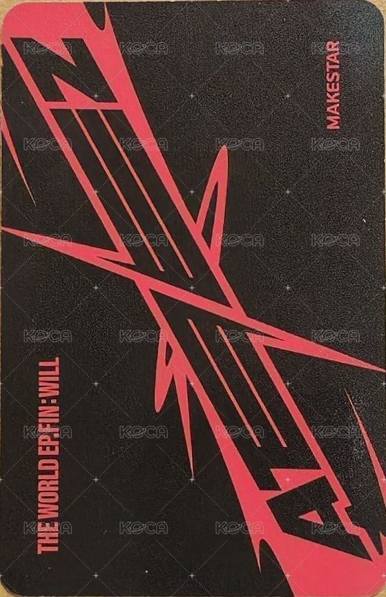 WILL ms 2.0 簽售卡  背面