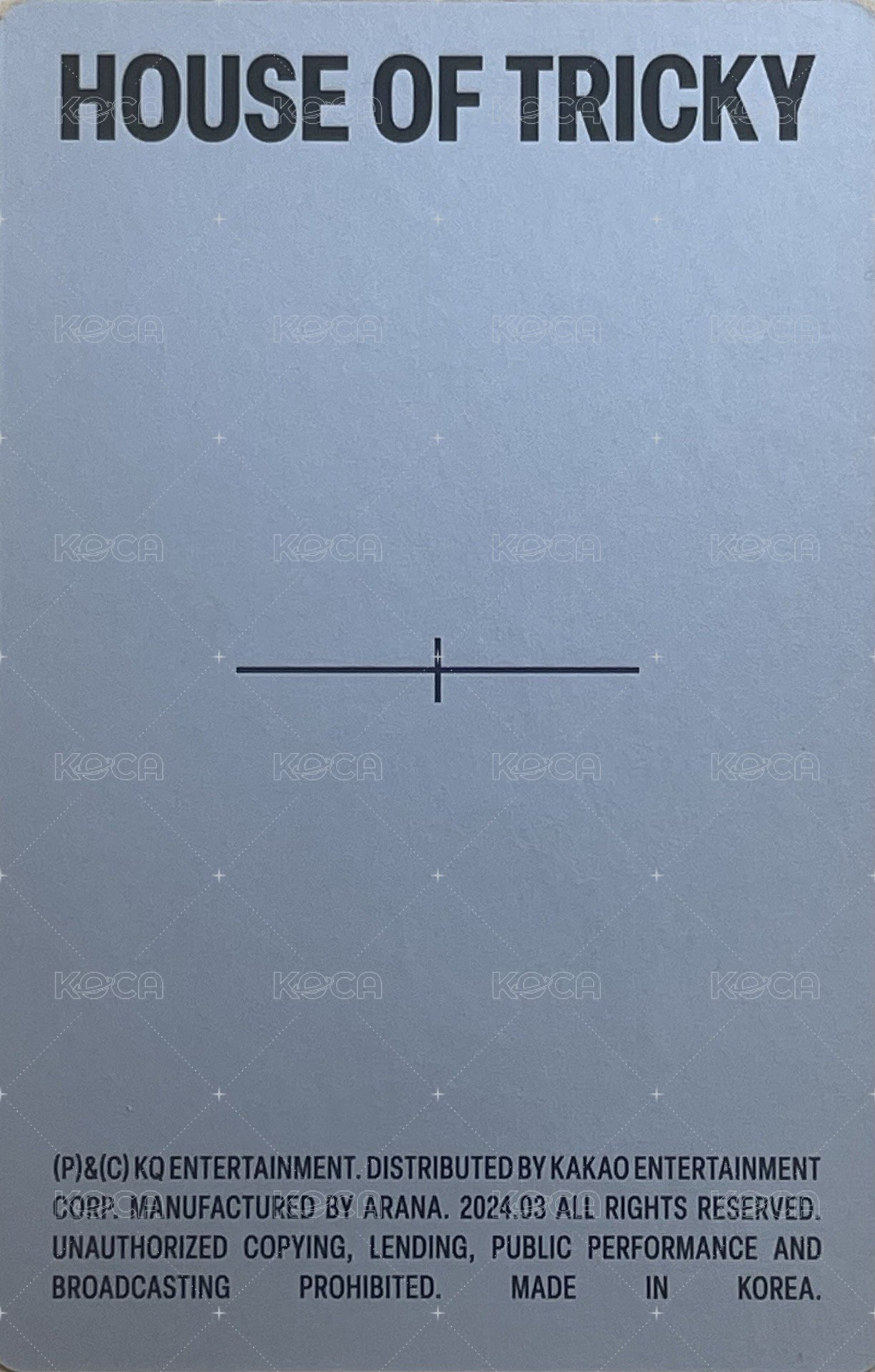 迷三 專輯卡 HIKER ver. 背面