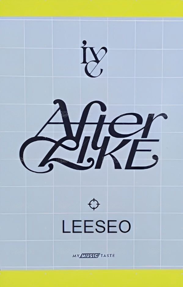 After LIKE mmt 簽售卡  背面