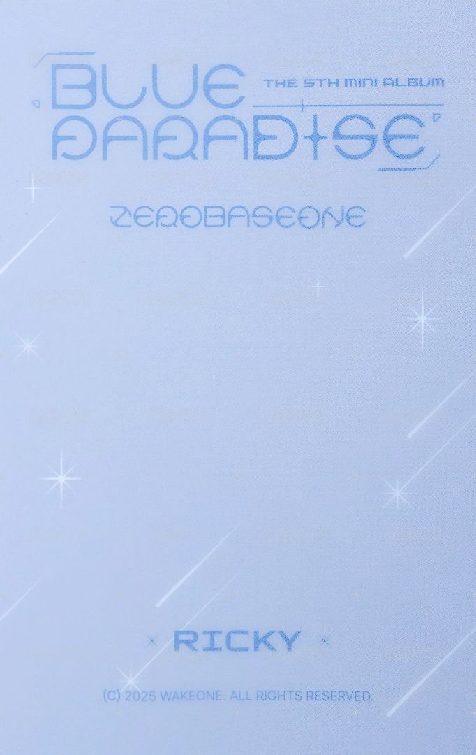 迷五 專輯卡 KEY CAP 固卡 背面