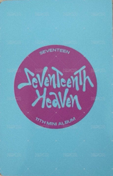 MINI11 yzy 線上A 簽售卡  背面