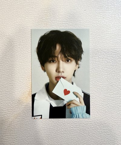 S Cawaii 雜誌卡 咬信封 明宰鉉