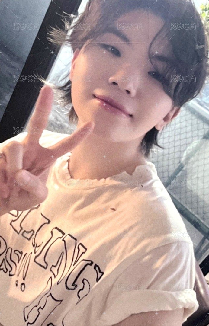 MINI12 yzy 簽售卡 ｜一直娛上海線下簽售 正面