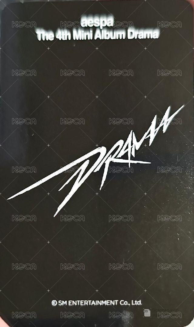 Drama ms 簽售卡 簽售柚 背面