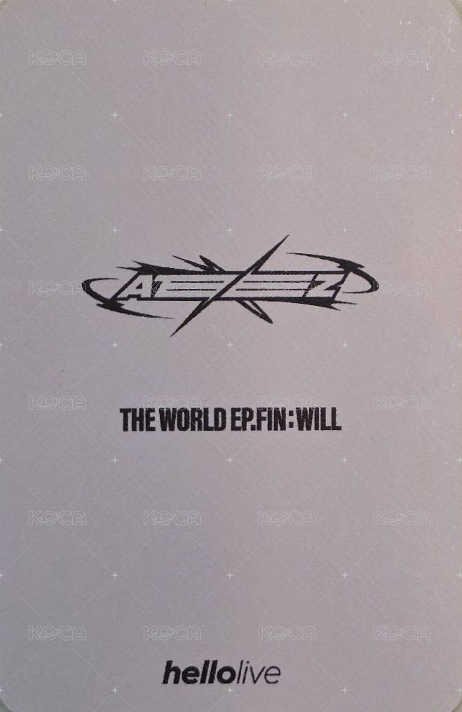 Will hl 幸運卡  背面