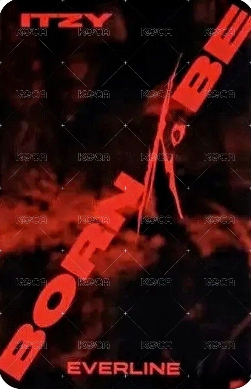 BORN TO BE el 1.0 簽售卡 水槍 背面