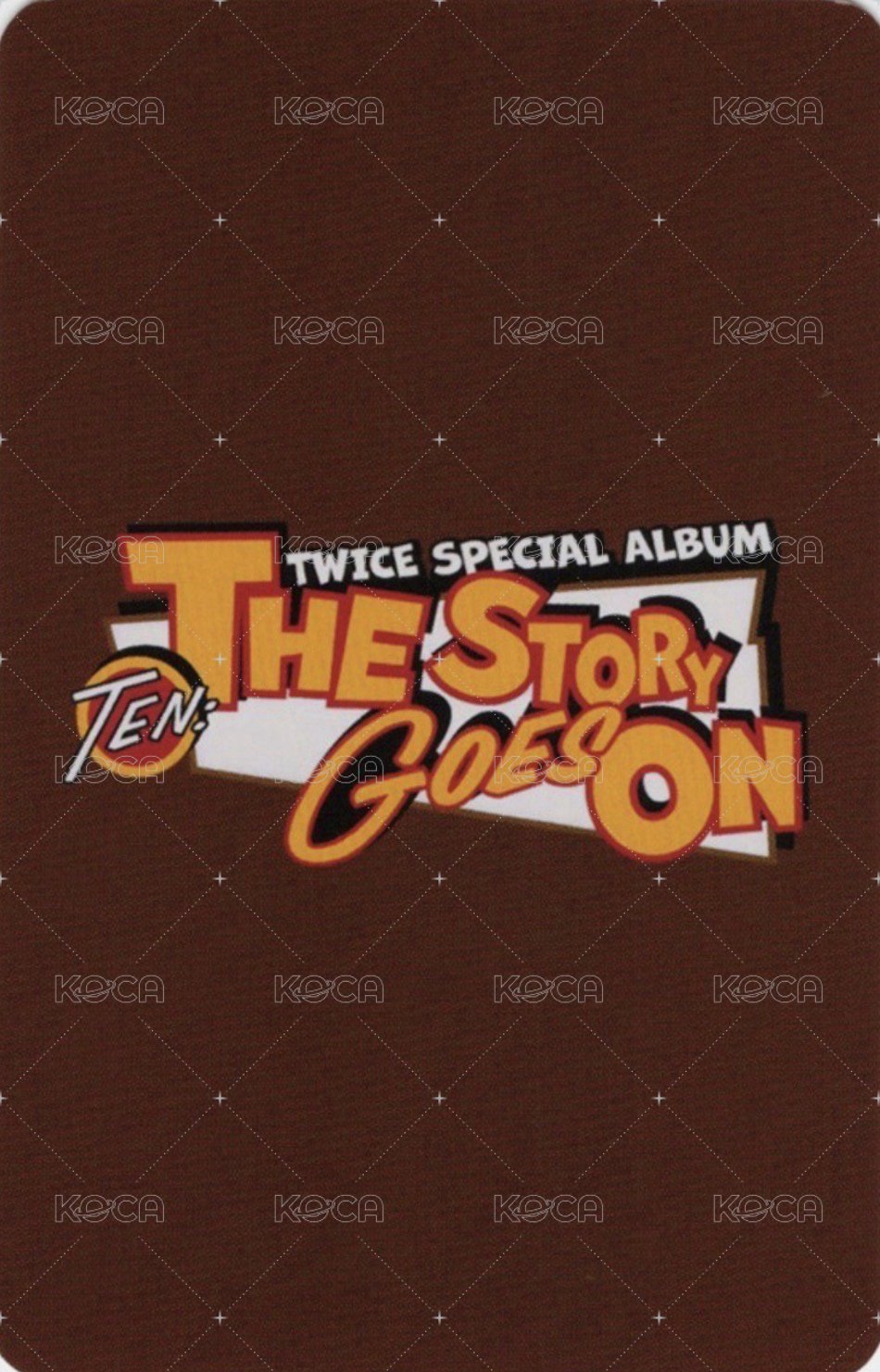 十週年特別專 mp PB預售 特典卡  背面