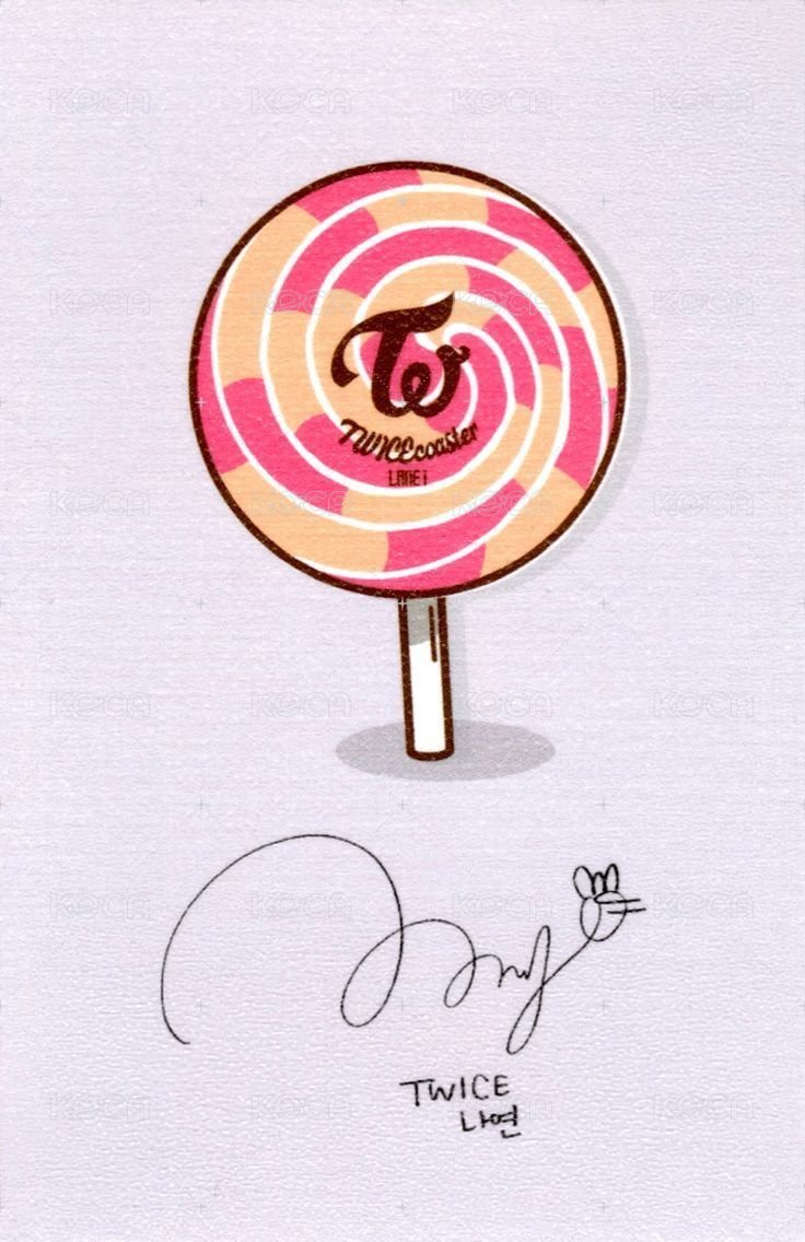 TWICEcoaster: LANE 1 專輯卡  背面