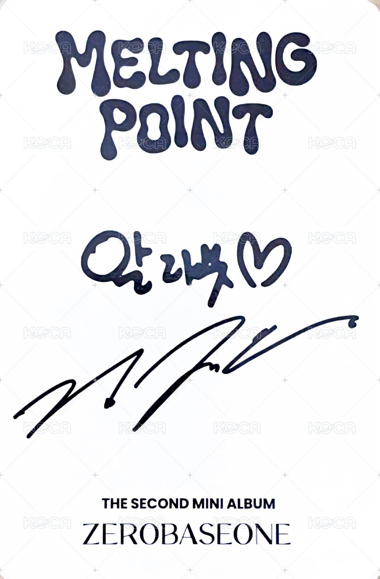 迷二 專輯卡 LOYALTY ver. 背面