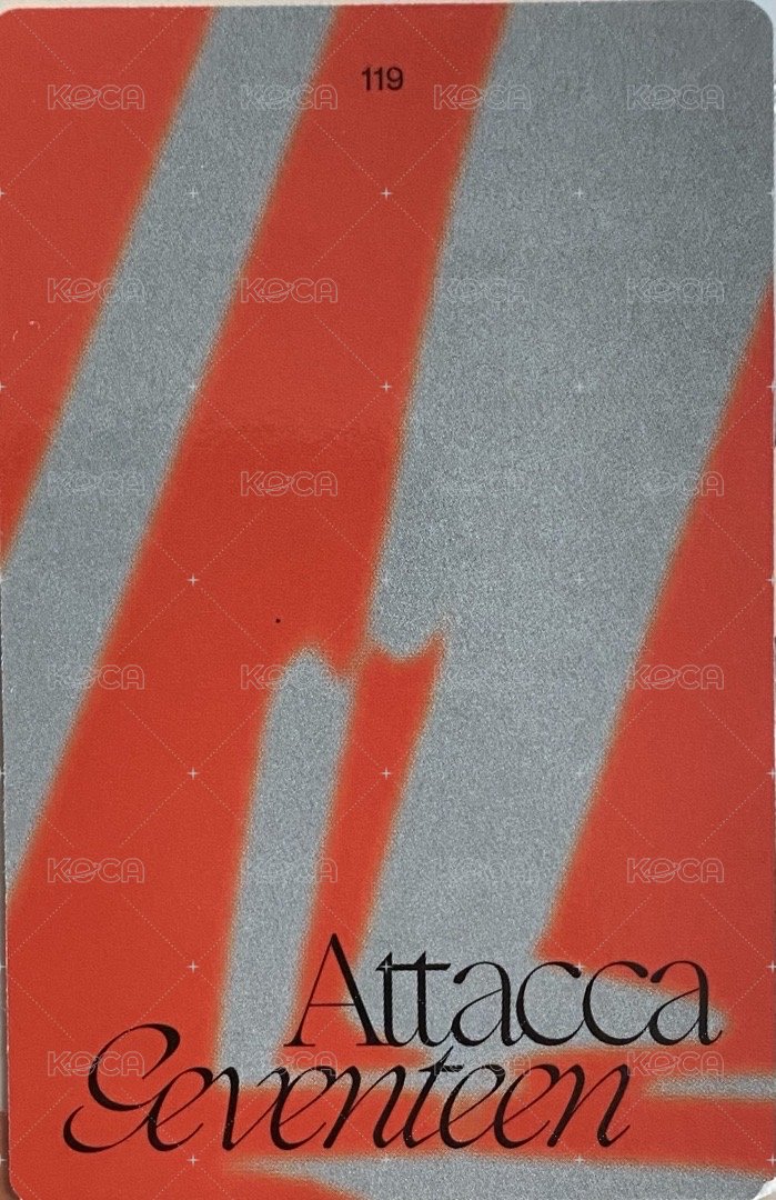 MINI9 專輯卡 CARAT ver. 背面