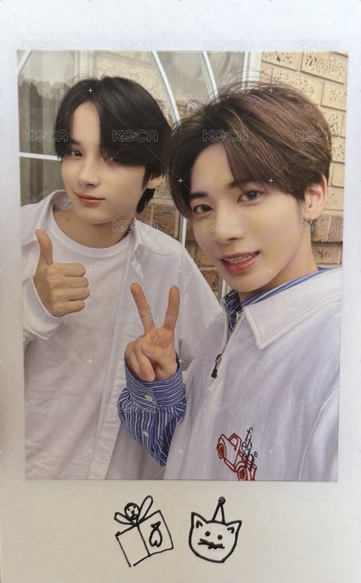 23 DECO KIT 周邊卡 雙人拍立得 正面