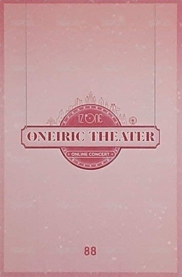 2020 線上演唱會 隨機卡 88 背面