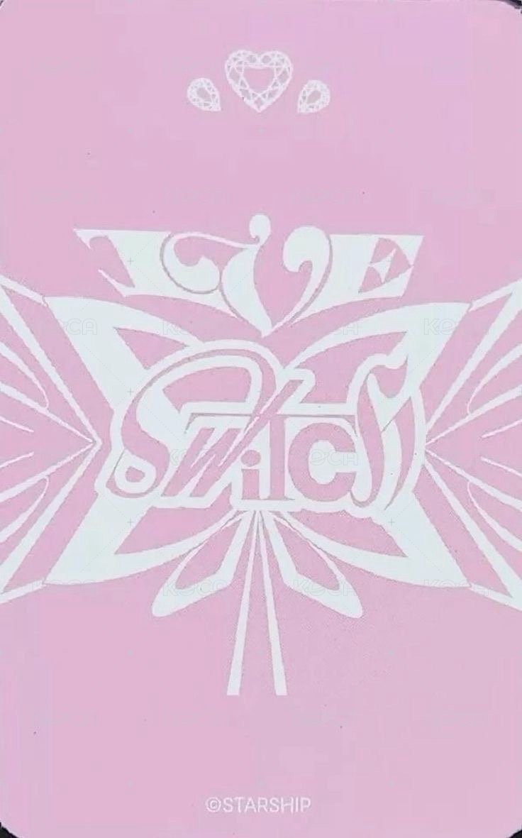 IVE SWITCH 隨機卡 Line Friends 快閃店 背面