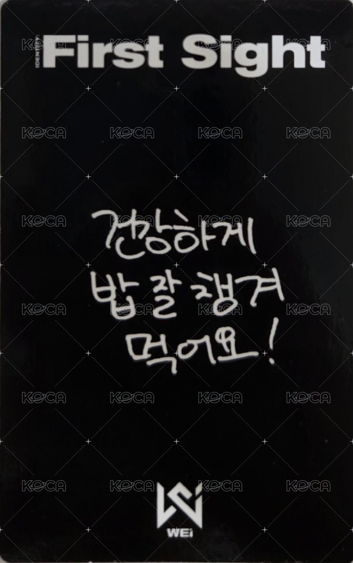 迷你一輯 專輯卡  背面