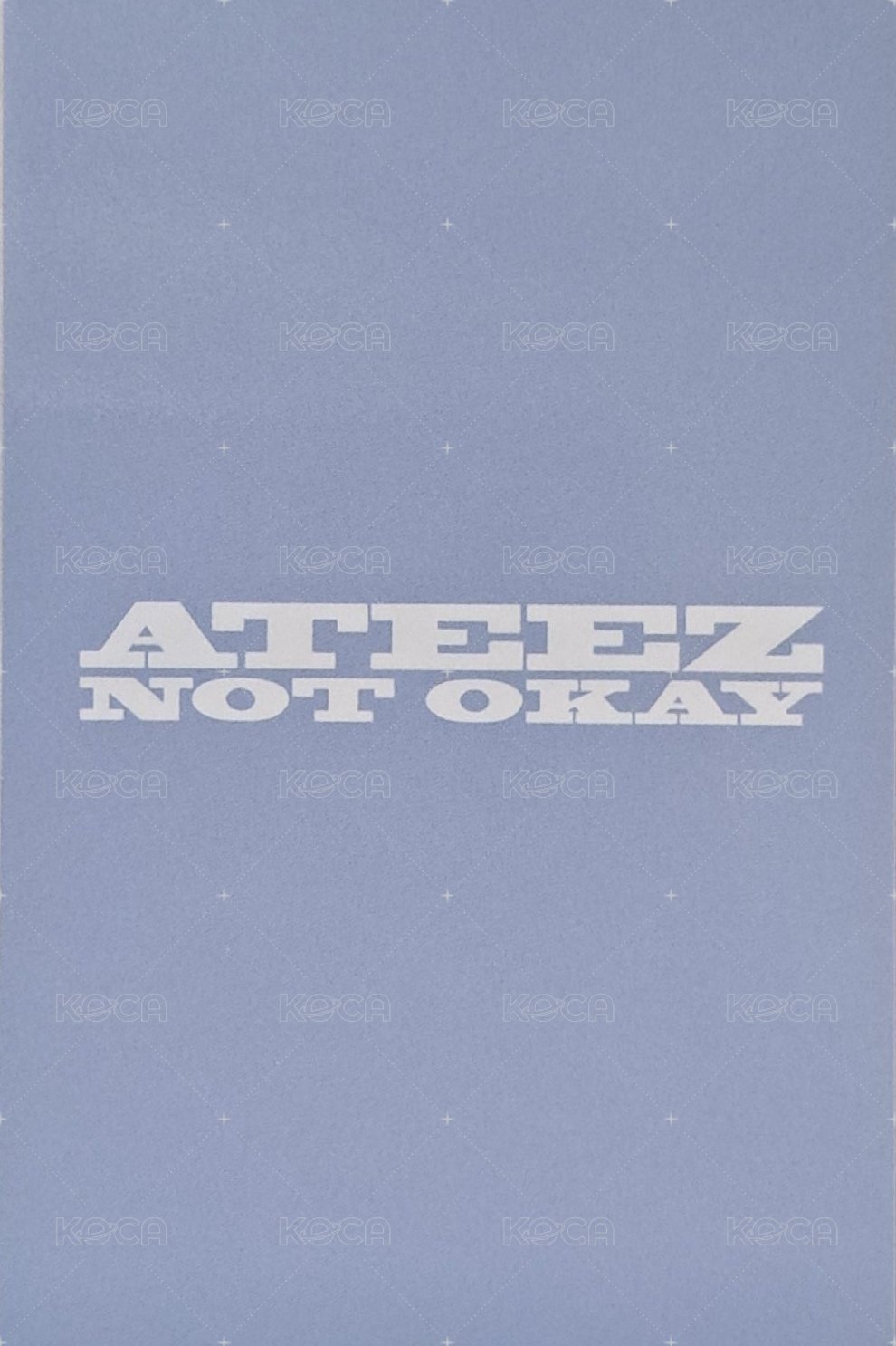 Not Okay 塔店 特典卡  背面