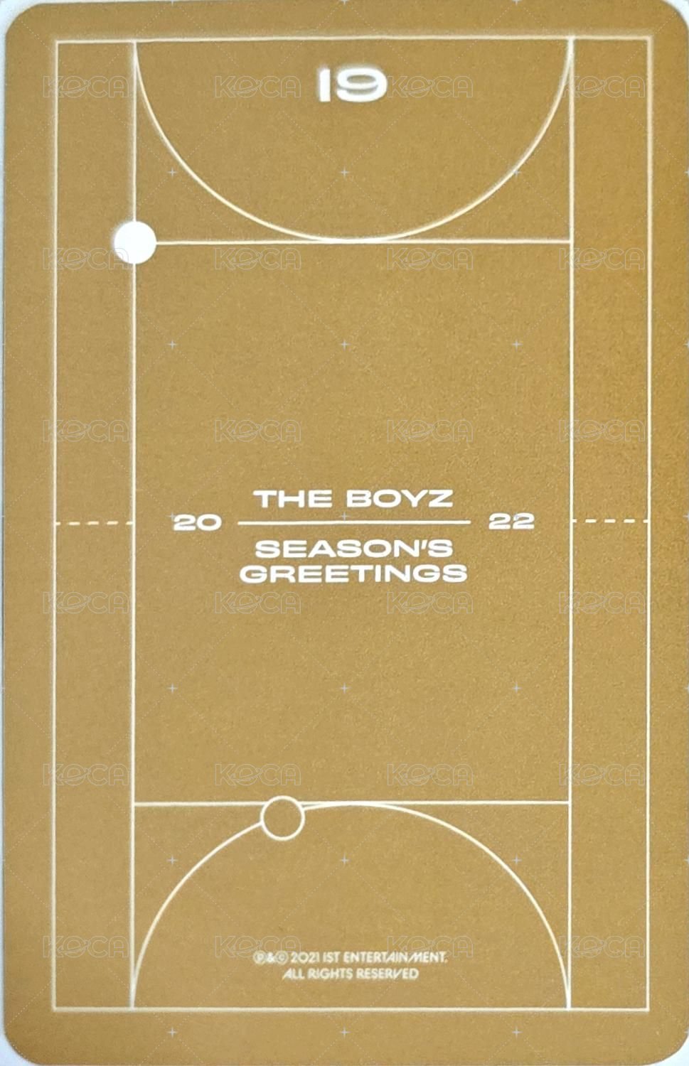 2022年曆 年曆卡  背面