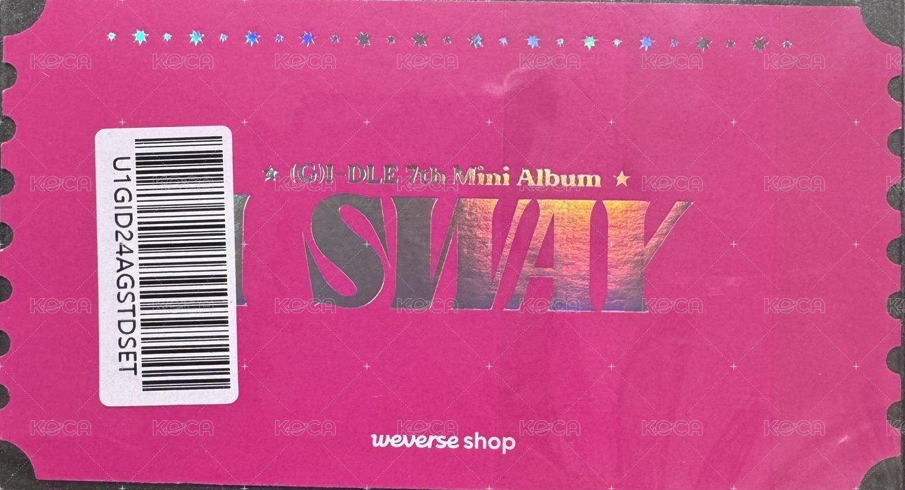 I SWAY wvs 特典卡 票卡 背面