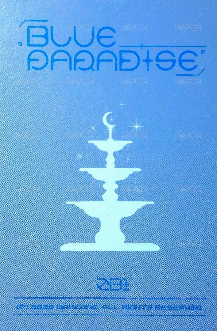 迷五快閃 隨機卡 BLUE ver. 背面