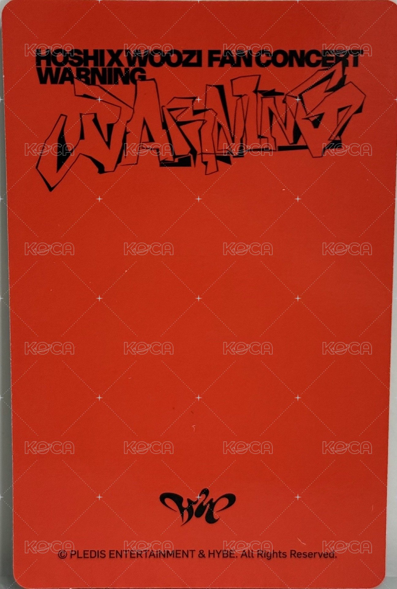 WARNING 周邊卡 B set 背面